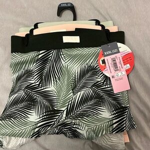 New Kindly Yours Women’s Sustainable Cotton Boyshort Underwear 3-Pack Size XXXL